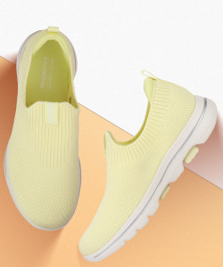 Skechers go walk joy womens yellow sales