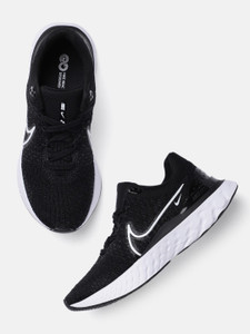 NIKE Nike Women Black React Infinity Run Flyknit 3 Road Running