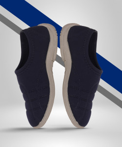 Bata Bata women Blue Slip On canvas Shoes