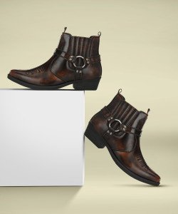 Delize Ankle Cowboy Boots For Men Buy Delize Ankle Cowboy Boots