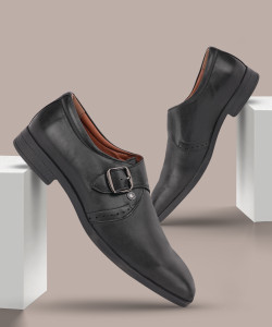 Louis philippe monk hot sale strap shoes