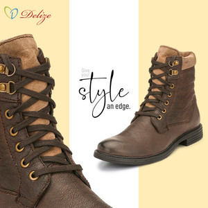 Delize brown boots top