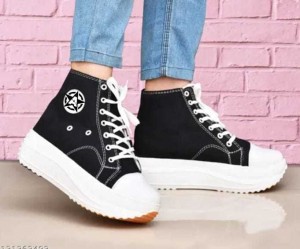 Unveil 190+ canvas shoes with heels latest