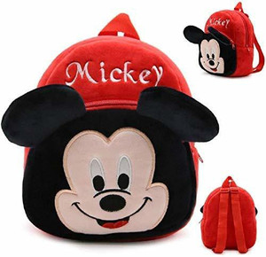 kistapo bag mickey School Backpack Cartoons Fabric Soft Toy School Bag