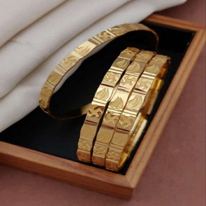 But Balay Enterprise Brass Gold plated Bangle Set Price in India