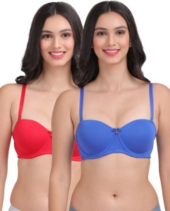 AMOUR SECRET Demi cup Underwired Pushup Bra Women Balconette Lightly Padded  Bra - Buy AMOUR SECRET Demi cup Underwired Pushup Bra Women Balconette  Lightly Padded Bra Online at Best Prices in India
