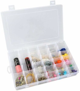 RADHE ENTERPRISE Women's Plastic Jewellery Grid Organizer Box with  Adjustable Dividers 36 Grid 36 Vanity Box Price in India - Buy RADHE  ENTERPRISE Women's Plastic Jewellery Grid Organizer Box with Adjustable  Dividers