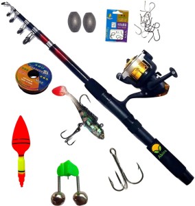 Abirs 7 ft fishing rod reel with trihuk set pinping Multicolor Fishing Rod  Price in India - Buy Abirs 7 ft fishing rod reel with trihuk set pinping  Multicolor Fishing Rod online