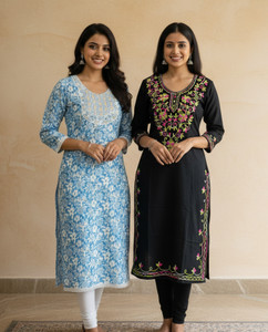 Andheriyas Collection Women Floral Print Kurta
