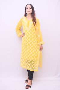 Tamana Fashion collection Women Chikan Embroidery Straight Kurta Buy Tamana Fashion collection Women Chikan Embroidery Straight Kurta Online at Best Prices in India Flipkart