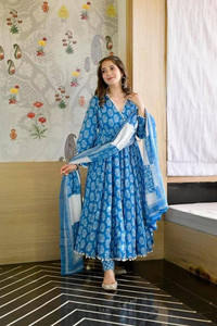 Lali Creation Printed Anarkali Kurta Bottom Dupatta Set Buy Lali Creation Printed Anarkali Kurta Bottom Dupatta Set Online at Best Prices in India Flipkart