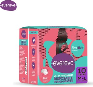 EverEve Ultra Absorbent, Heavy Flow Disposable Period Panties Size