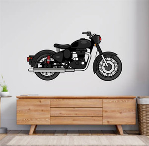Azan Creation 73.66 cm Royal Enfield Bike Wall Sticker for Bedroom Size 73X38 CM Self Adhesive Sticker Price in India Buy Azan Creation 73.66 cm Royal Enfield Bike Wall Sticker