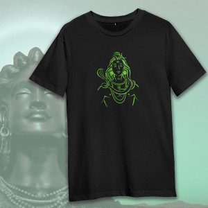 SHAWINDO Printed Men Round Neck Black T Shirt Buy SHAWINDO