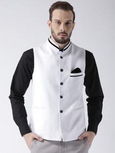 Hangup Sleeveless Solid Men Nehru Jacket Buy Hangup Sleeveless