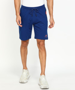 PETER ENGLAND Solid Men Blue Sports Shorts Buy PETER ENGLAND