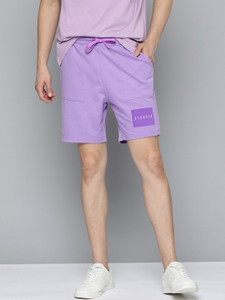 M H Easy Solid Men Purple Sports Shorts Buy M H Easy Solid Men