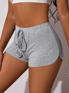 Ladies gray shorts discount