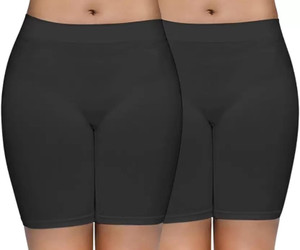 Plus size black cycling shorts top