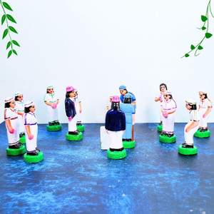 Cricket set golu dolls deals
