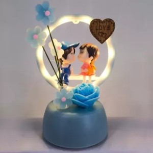 Buy ELEGANT LIFESTYLE Love Couple Statue with Music & Light for Home Decor  I Ideal Gift for Wedding Parties, Romantic Couple Bedroom Night Lamp &  Decorative Showpiece Online at Low Prices in