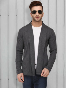 RIGO Solid Casual Men Black Sweater Buy CHARCOAL RIGO