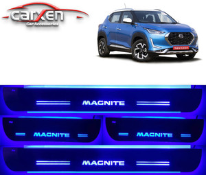 carxen Led Sill Plate With Mirror Finish for Nisan Magnite Set of