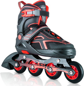JD FRESH Wheels Skating Shoes for Boys and Girls 10 to 14 Age with Adjustable Size In line Skates Size 9 10 L UK Buy JD FRESH Wheels Skating Shoes for Boys