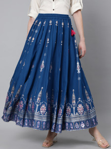 Blue skirt combination sale