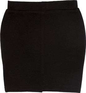 Aww Hunnie Solid Girls Pencil Black Skirt Buy Aww Hunnie Solid