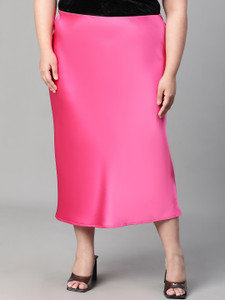 OXOLLOXO Solid Women Pencil Pink Skirt Buy OXOLLOXO Solid Women Pencil Pink Skirt Online at Best Prices in India Flipkart