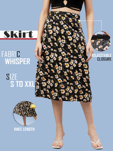 Knee length skirts flipkart hot sale