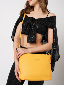 Lavie mustard yellow sling bag 2025