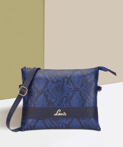 LAVIE Blue Sling Bag Python Slim Sling Bag Navy Price in India Flipkart