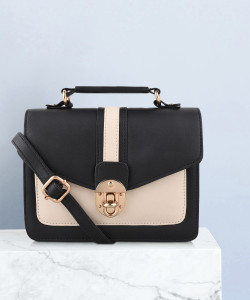 ADISA Black Black Sling Bag SL5038 BLA Black Price in India