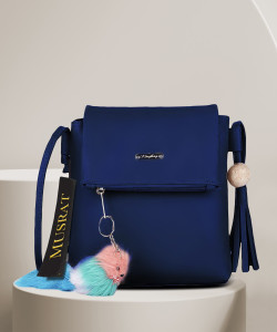 Musrat blue sale sling bag