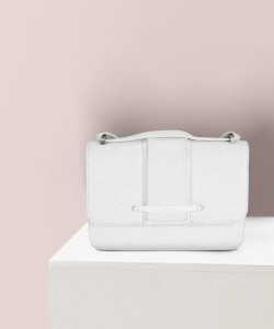 Calvin Klein White Sling Bag BAR HDW SHLDR BAG MD CRACKLE White Price in India Flipkart
