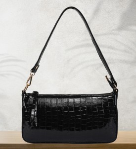 LEKHX Black Sling Bag Trendy and Durable