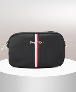TOMMY HILFIGER Black Sling Bag IM NEW NYLON CROSSOVER Black