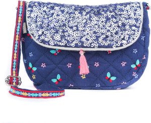 MASQ Blue Sling Bag Butterflies Blue Price in India Flipkart