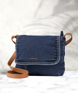 Denim sling bags online clearance