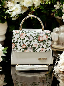 Jazzberry White Sling Bag Floral print Pink Price in India Flipkart