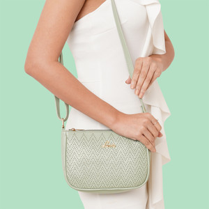 LAVIE Green Sling Bag Laser Keg Mint Price in India Flipkart