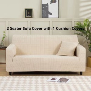 lukzer Polyester Geometric Sofa Cover