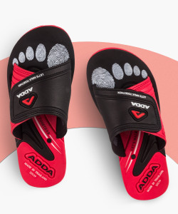 Adda red new arrivals slippers