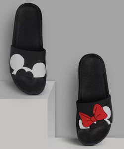 Minnie mouse heel clearance slippers
