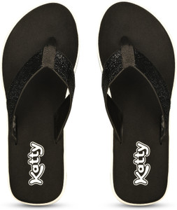 Reef black glitter shop flip flops