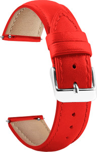 ACM Watch Strap Leather Belt for Fastrack Reflex Hello Smartwatch Band Red Smart Watch Strap Price in India Buy ACM Watch Strap Leather Belt for Fastrack Reflex Hello Smartwatch Band Red