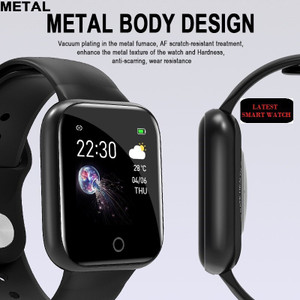 Bashaam A2006 A1 MAX HEART RATE STEP COUNT SMART WATCH BLACK PACK