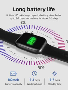 T500 smart 2025 watch battery life